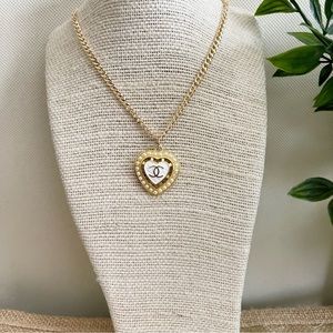 Upcycled CHANEL Hardware Pendant Charm with 18K Gold Plated 18” Chain